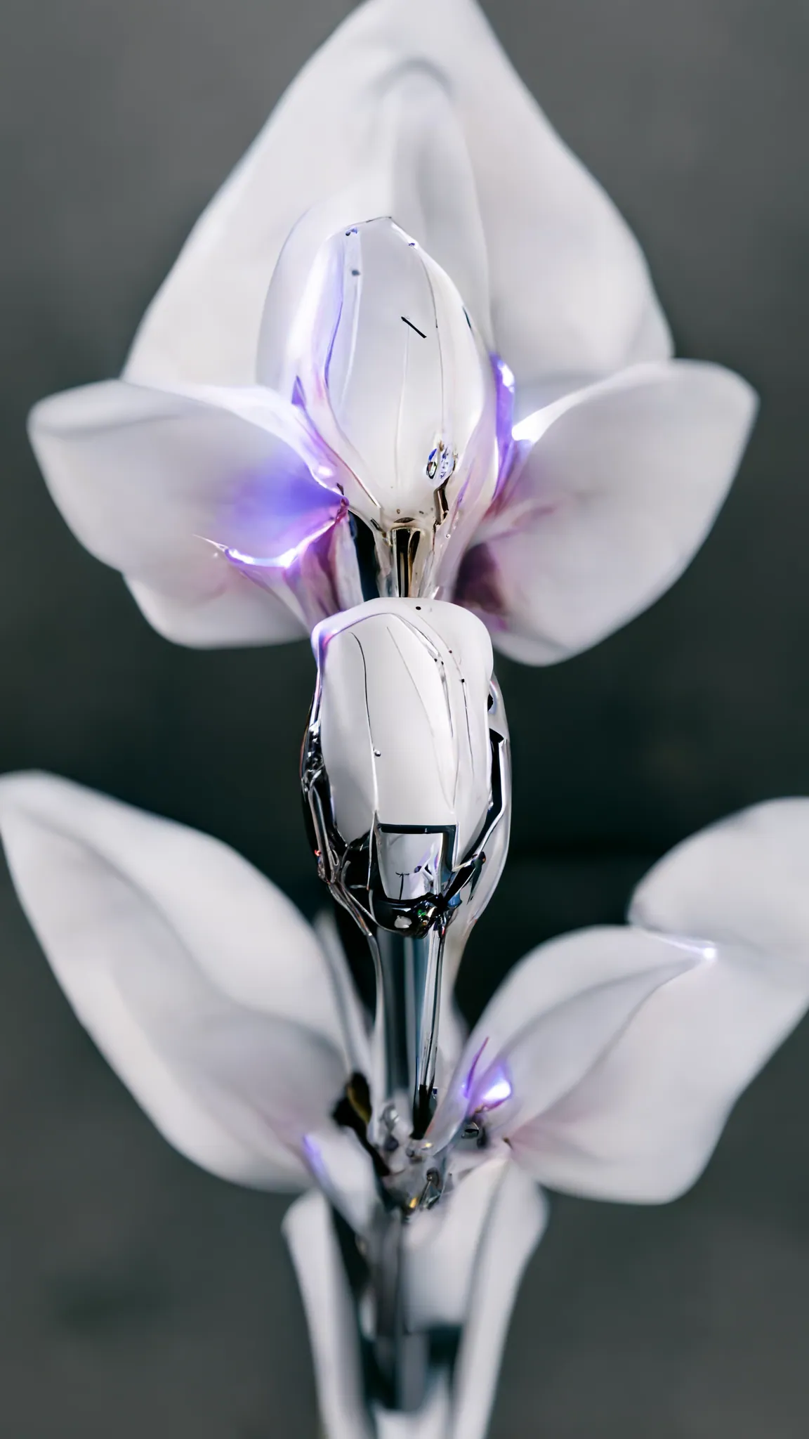 Cyber Orchids // ai art study; 001;